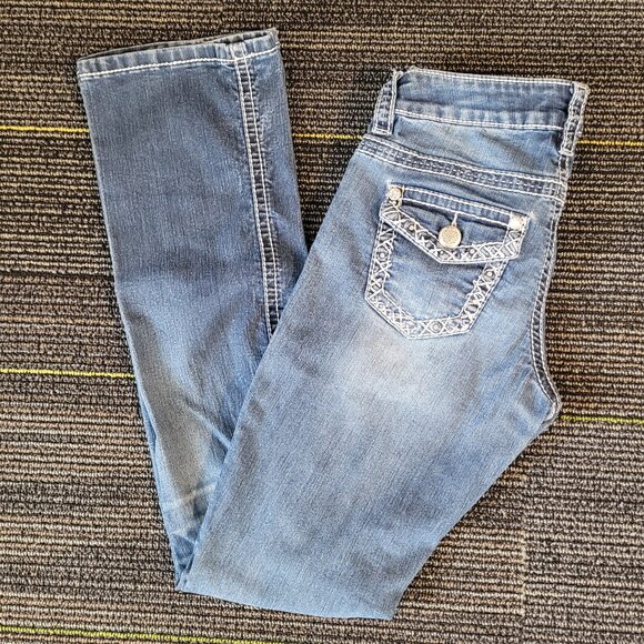 Warehouse Denim - Warehouse One Premium Women's Denim Low Rise Straight Leg Cut Size 26Reg‎